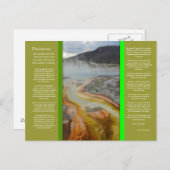 Carte postale pour piscines thermales DESIDERATA (Devant / Derrière)