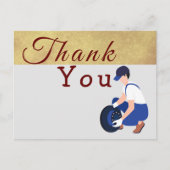 Carte Postale Pour remercier un mécanicien (Devant)