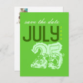 Carte postale pour réserver la date (Devant / Derrière)