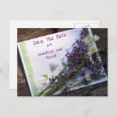 Carte postale pour sauvegarder la date (Devant / Derrière)