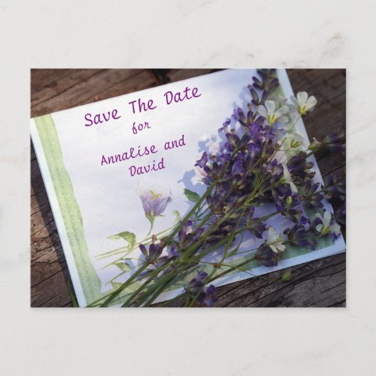 Carte postale pour sauvegarder la date (Devant)