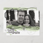 Carte postale pour sauvegarder la date (Devant / Derrière)