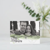 Carte postale pour sauvegarder la date (Debout devant)