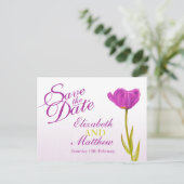 Carte postale pour sauvegarder la date avec art de (Debout devant)