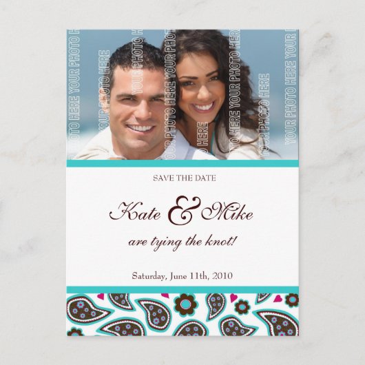 Carte Postale pour Sauvegarder la Date | C1 (Devant)