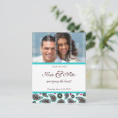 Carte Postale pour Sauvegarder la Date | C1 (Debout devant)