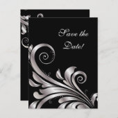 Carte postale pour sauvegarder la date Feuille Noi (Devant / Derrière)