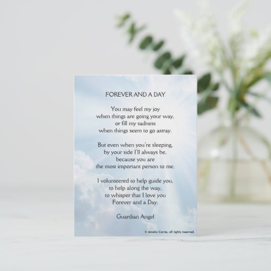 Carte Postale Pour toujours et un jour (Debout devant)