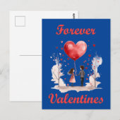 Carte Postale Pour toujours les Valentines ! (Devant / Derrière)