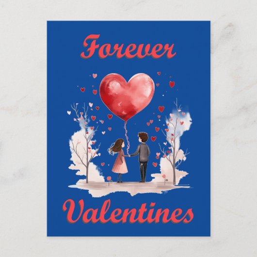Carte Postale Pour toujours les Valentines ! (Devant)