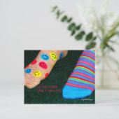 Carte postale pour un ado exprimant l'amour Happy  (Debout devant)