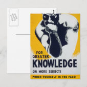 Carte Postale Pour une meilleure connaissance (Devant / Derrière)