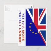 Carte Postale Pour Une Union Plus Parfaite (Devant / Derrière)