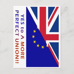 Carte Postale Pour Une Union Plus Parfaite