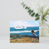 Carte Postale Pour voir les dauphins (Debout devant)