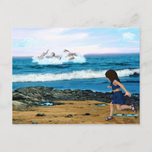 Carte Postale Pour voir les dauphins