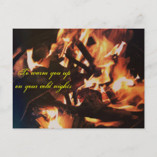 Carte Postale Pour vous réchauffer les nuits froides
