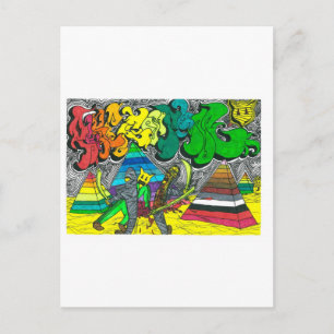 Carte Postale Pourcentage des momies de hachage