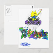 Carte Postale Pourcentage Ollie (Devant / Derrière)