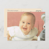 Carte Postale Pourcentage vintage, Prince William (Devant / Derrière)