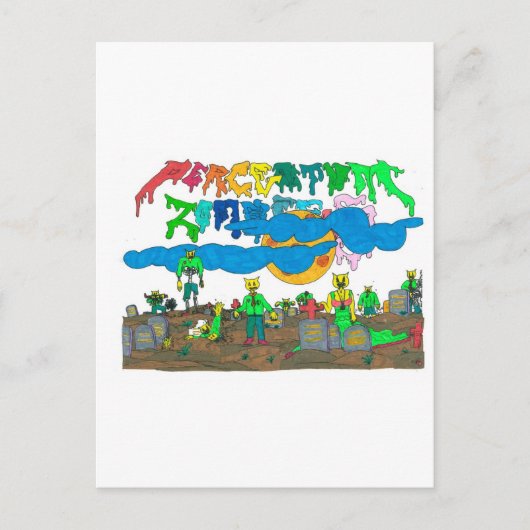 Carte Postale Pourcentage_Zombies (Devant)