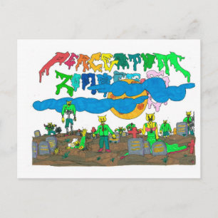 Carte Postale Pourcentage_Zombies