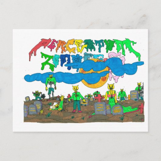 Carte Postale Pourcentage_Zombies (Devant)