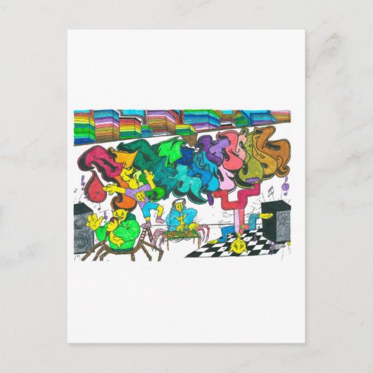 Carte Postale PourcentageHipHop (Devant)