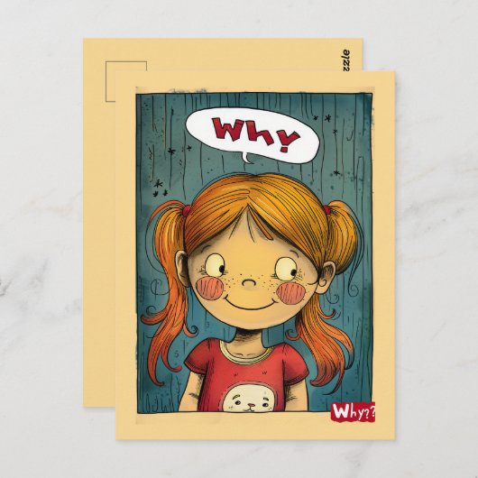 Carte Postale Pourquoi ? (Devant / Derrière)