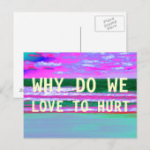 Carte Postale pourquoi aimons-nous (Devant / Derrière)