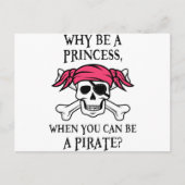 Carte Postale Pourquoi être une princesse, quand vous pouvez êtr (Devant)