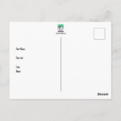 Carte Postale Pourquoi les écureuils traversent-ils les routes C (Dos)