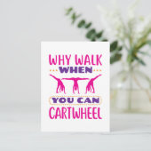 Carte Postale Pourquoi Marcher Quand Vous Pouvez Carrousel (Debout devant)