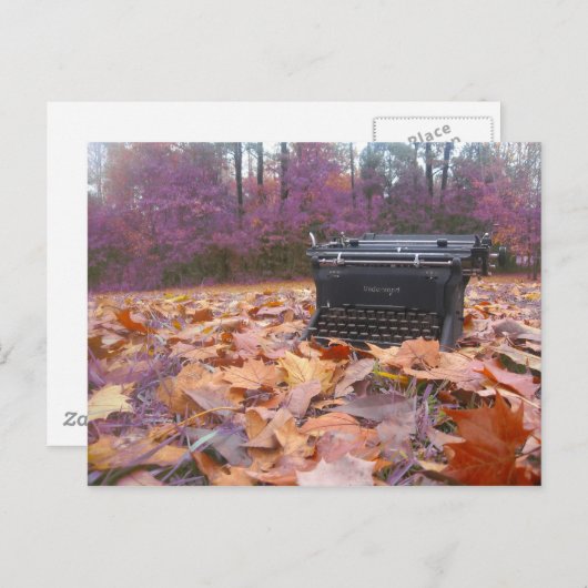 Carte Postale pourquoi ne m'écris-tu pas ? (Devant / Derrière)