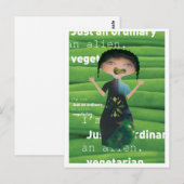 Carte Postale Pourquoi pas végétarien (Devant / Derrière)