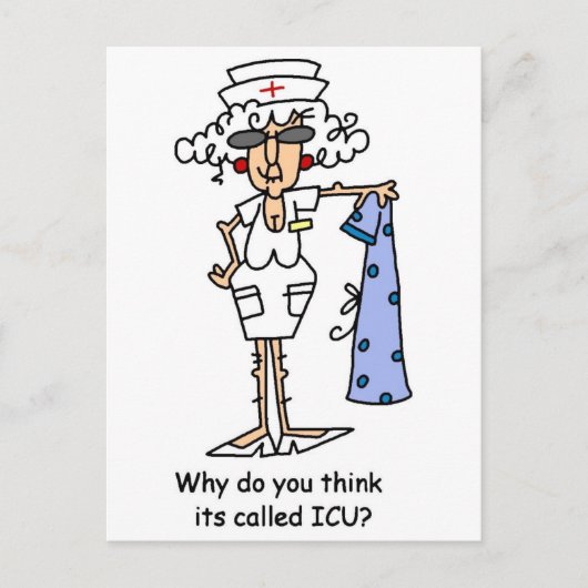 Carte Postale Pourquoi pensez-vous qu'il s'appelle ICU ? (Devant)