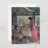 Carte Postale Pourrir le café du matin, 1906 (Devant / Derrière)