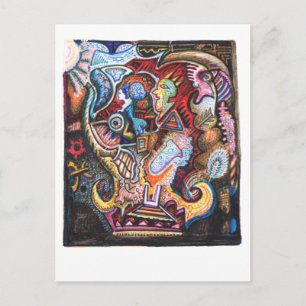 Carte Postale Poursuite Alchimique