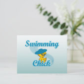Carte Postale Poussette de natation #3 (Debout devant)