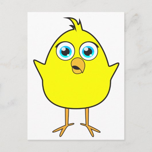 Carte Postale Poussette jaune (Devant)