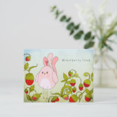 Carte Postale Poussin de fraise (Debout devant)