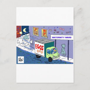 Carte Postale Poussins en Maternité Cadeaux et T-shirts de Dessi