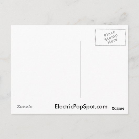 Carte Postale Poutine avec le drapeau russe (Dos)