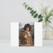 Carte Postale Poutine boit ! (Debout devant)