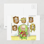 Carte Postale Poutine le chasseur obtient pas mon président Trum (Devant / Derrière)