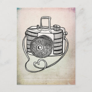 CARTE POSTALE POUVA LOVE EN COULEUR PAR VOL25
