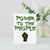Carte Postale Pouvoir au peuple ! (Debout devant)