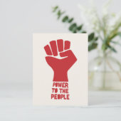 Carte Postale Pouvoir au peuple (Debout devant)