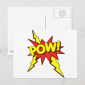 CARTE POSTALE POW ! ! ! ! (Devant / Derrière)