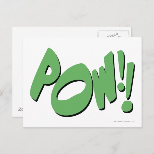 CARTE POSTALE POW ! ! (Devant / Derrière)